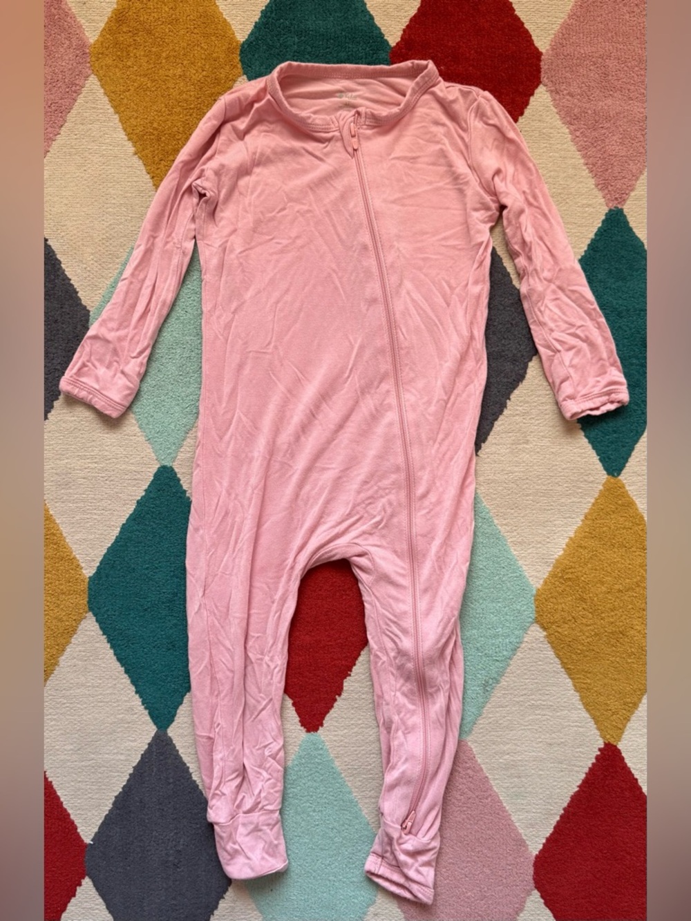 Kyte Baby Pink Zippered Romper - Size 3T